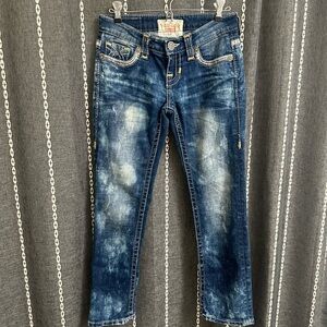 Big Star Blue Straight Leg Jeans Vintage Distressed